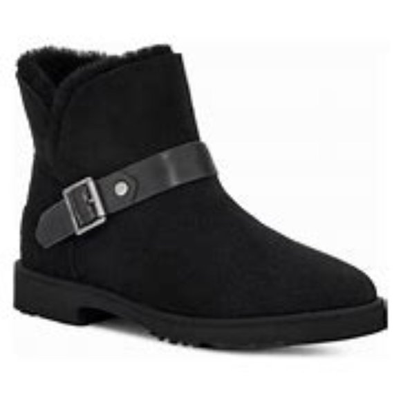 UGG Shoes - Ugg $150 Australia Romely Short Buckle Boot Black Sz 10 NIB!